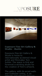 Mobile Screenshot of exposurefineartgallery.com